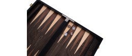 Backgammon de luxe 15" plaqué bois de rose Backgammon Engelhart Longeur:38 cm Largeur:24 cm Profondeur:5,6 cm Age minimum ( en a