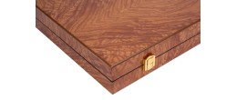 Backgammon de luxe 15" plaqué bois de rose Backgammon Engelhart Longeur:38 cm Largeur:24 cm Profondeur:5,6 cm Age minimum ( en a