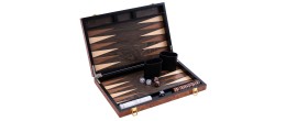 Backgammon de luxe 15" plaqué bois de rose Backgammon Engelhart Longeur:38 cm Largeur:24 cm Profondeur:5,6 cm Age minimum ( en a