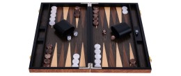 Backgammon de luxe 18" plaqué bois de rose Backgammon Engelhart Longeur:45,5 cm Largeur:26 cm Profondeur:5,6 cm Age minimum ( en