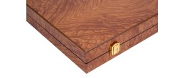 Backgammon de luxe 18" plaqué bois de rose Backgammon Engelhart Longeur:45,5 cm Largeur:26 cm Profondeur:5,6 cm Age minimum ( en