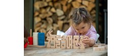 Nombres en blocs Jeux éducatifs et ludiques en bois Dorjee Age minimum ( en années ):3 ans Matière:Bois Types:Activité Montessor