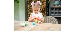 Œufs maracas en bois Jeux d'éveil en bois Dorjee 