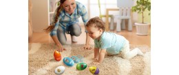 Œufs maracas en bois Jeux d'éveil en bois Dorjee 