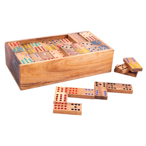 Jeu de Domino double 12 en bois Dominos Engelhart Age minimum ( en années ):6 ans Thèmes:Mathématique Matière:Bois Types:Stratég