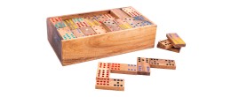 Jeu de Domino double 12 en bois Dominos Engelhart Age minimum ( en années ):6 ans Thèmes:Mathématique Matière:Bois Types:Stratég