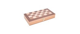 Jeu d'échecs en bois de hêtre placage noyer Echecs Engelhart Longeur:30 cm Largeur:30 cm Age minimum ( en années ):6 ans Matière