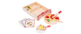 Set de Pizza Gourmet en bois Jeux d'imitation Dorjee Age minimum ( en années ):3 ans Matière:Bois Nombre de joueurs:1 joueur Pub