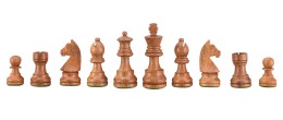 Jeu d'échecs de luxe marqueté en bois 50 cm marron / naturel Echecs/Dames Engelhart Longeur:50 cm Largeur:50 cm Styles:De luxe A