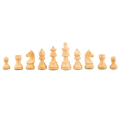 Jeu d'échecs de luxe marqueté en bois 50 cm marron / naturel Echecs/Dames Engelhart Longeur:50 cm Largeur:50 cm Styles:De luxe A