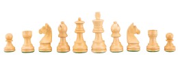 Jeu d'échecs de luxe marqueté en bois 50 cm marron / naturel Echecs/Dames Engelhart Longeur:50 cm Largeur:50 cm Styles:De luxe A