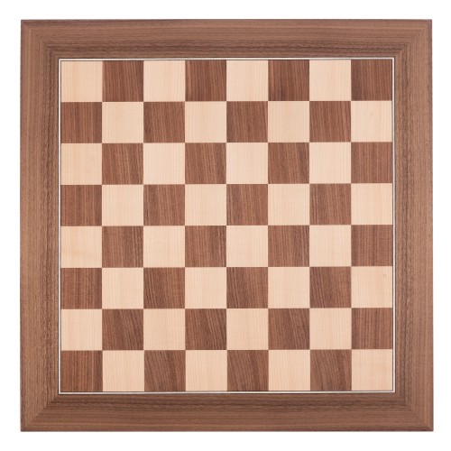 Jeu d'échecs de luxe marqueté en bois 50 cm marron / naturel Echecs/Dames Engelhart Longeur:50 cm Largeur:50 cm Styles:De luxe A