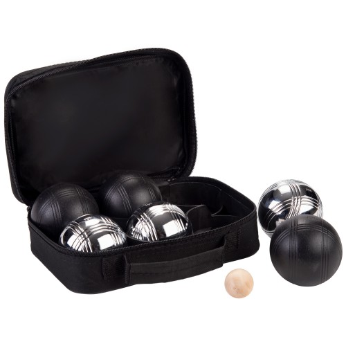 Jeu complet de triplette de pétanque noires et grises Pétanque Engelhart