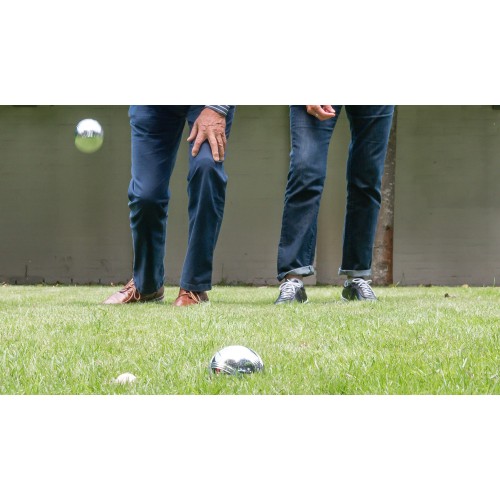 Jeu de pétanque 2x3 boules en métal - 74 mm