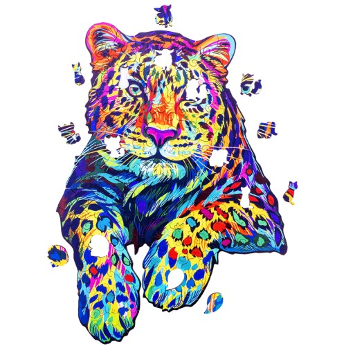 Puzzle Bois Pop Art Tigre A3 - 161 Pièces