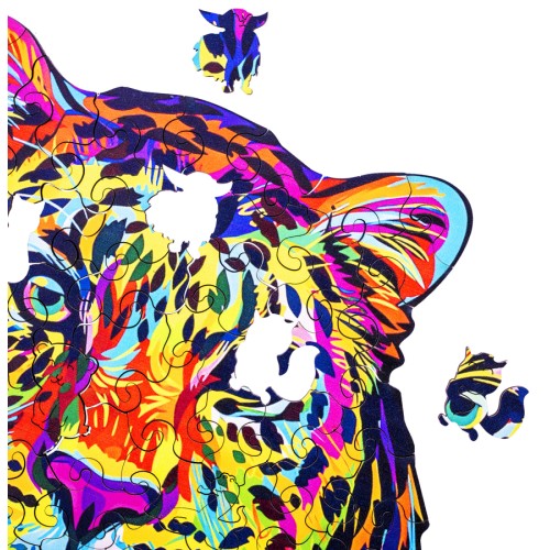 Puzzle Bois Pop Art Tigre A3 - 161 Pièces