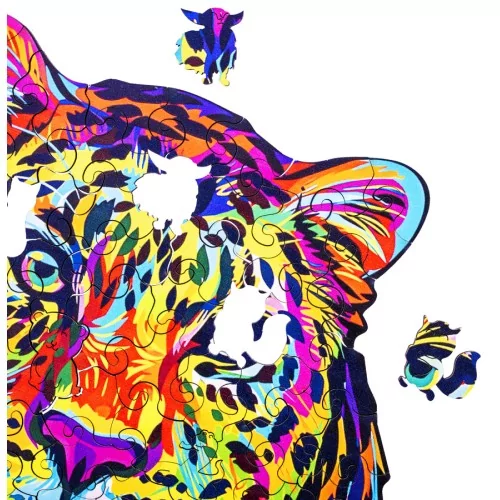 Puzzle en Bois Pop Art – Tigre A3 – 161 Pièces