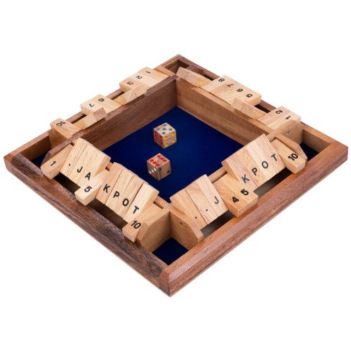 jeu de dés shut the box