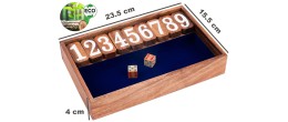 jeu de shut the box en bois ecologique