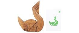 puzzle de forme en bois tangram duel