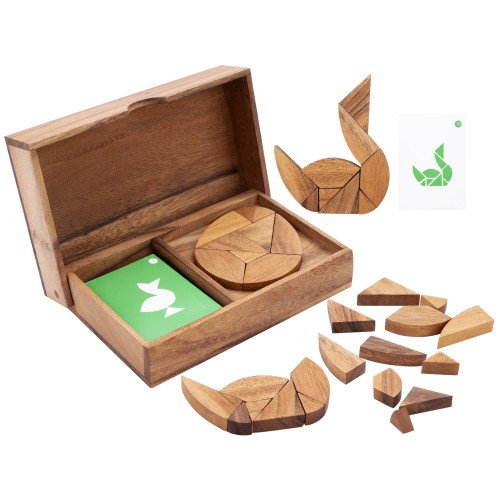 Jeu en bois tangram 2 joueur jeu ecologique