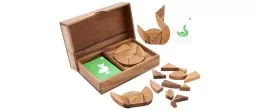 Jeu en bois tangram 2 joueur jeu ecologique