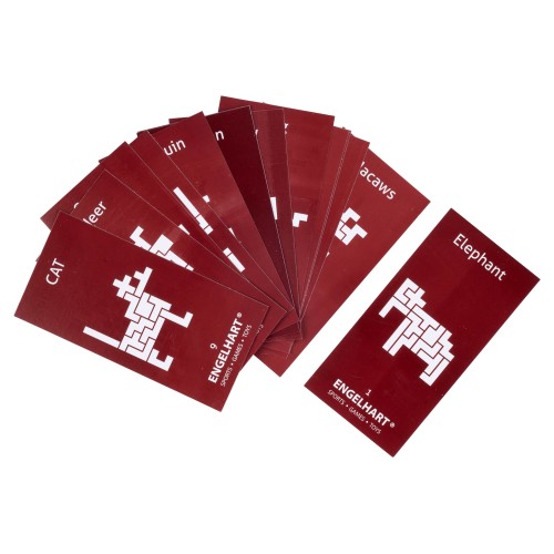 Carte de défi pour le jeu Double Pentomino en bois