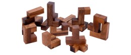 Pièces de puzzle en bois durable pour le Double Pentomino