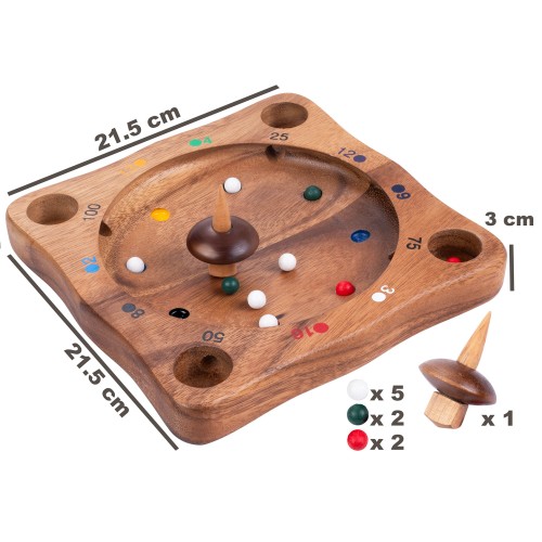 Roulette Tyrolienne en bois pour enfants et adultes