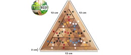 Tri Match - jeu de logique en bois pour assembler les triangles colorés