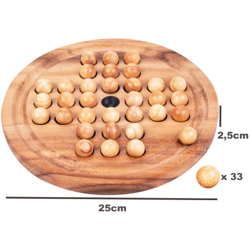 Casse-tête solitaire en bois écologique, parfait pour développer la stratégie