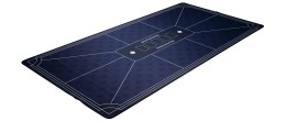 Tapis de poker bleu antidérapant, parfait pour des soirées poker entre amis