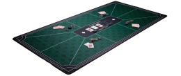 Tapis de poker vert XXL, idéal pour des compétitions de poker à domicile