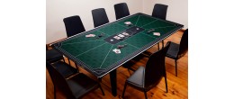 Accessoire essentiel pour les joueurs de poker, tapis vert XXL antidérapant