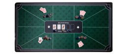 Tapis de poker vert XXL, parfait pour des parties de poker entre amis