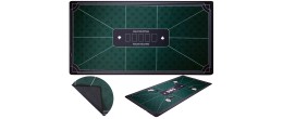 Tapis de poker vert XXL 180 x 90 cm, grande surface de jeu