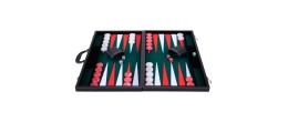 Plateau de backgammon avec incrustation de feutre pour une surface lisse