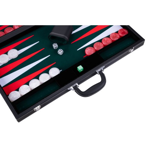 Backgammon Engelhart avec design élégant et triangles contrastés