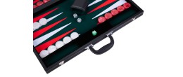 Backgammon Engelhart avec design élégant et triangles contrastés