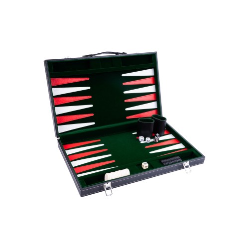 Backgammon de Luxe 21 pouces avec Doubling Cube pour des stratégies avancées