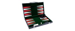 Backgammon de Luxe 21 pouces avec Doubling Cube pour des stratégies avancées