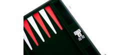 Backgammon de Luxe 21 pouces avec dimensions parfaites pour jeu et transport