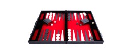 Plateau de backgammon avec feutre pour une surface de jeu lisse et fluide