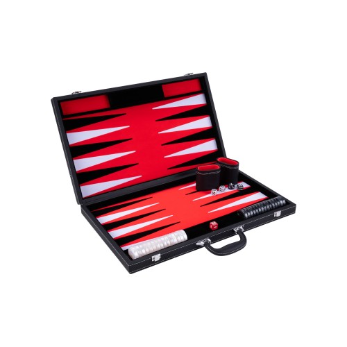 Valise de backgammon élégante avec poignée robuste pour un transport facile