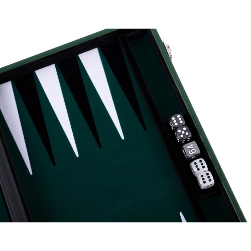 Plateau de backgammon 18 pouces avec incrustation de feutre pour une surface de jeu lisse