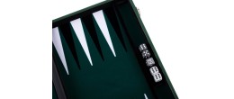 Plateau de backgammon 18 pouces avec incrustation de feutre pour une surface de jeu lisse