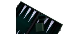 Jeu de backgammon haut de gamme avec des accessoires professionnels