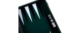 Plateau de backgammon 15 pouces avec incrustation de feutre spécial pour une glisse parfaite