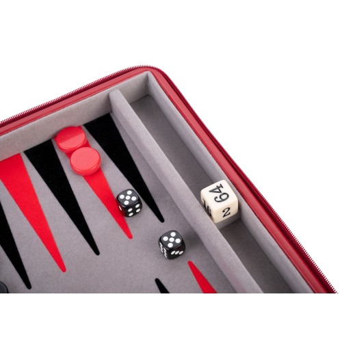 Jeu de backgammon 9 pouces, dimensions pratiques pour une portabilité maximale