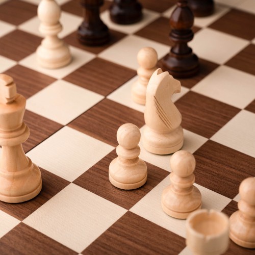 Jeu d'échecs haut de gamme, parfait pour des moments de stratégie raffinés